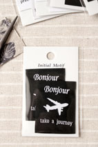 モチーフタグネーム　Mサイズ　Bonjour　の商品イメージ画像