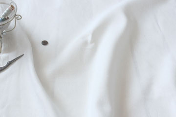 綿（コットン）アムンゼン　ダブルガーゼ　無地　ホワイト の商品イメージ画像