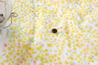 綿（コットン）　ダブルガーゼ　ミモザ　レモン の商品イメージ画像