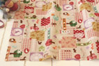 綿麻（コットンリネン）森の洋裁屋さん キャンバス ピンク の商品イメージ画像